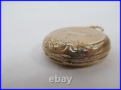 Illinois Springfield Arlington Pocket Watch in C&A Pequingnot Solid Gold Case