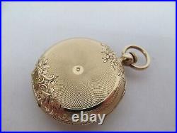 Illinois Springfield Arlington Pocket Watch in C&A Pequingnot Solid Gold Case