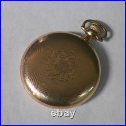 Illinois Watch Co. A. Lincoln 21J Montauk 20 Year Case Railroad Pocket Watch