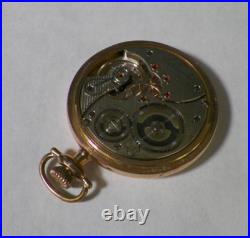 Illinois Watch Co. A. Lincoln 21J Montauk 20 Year Case Railroad Pocket Watch
