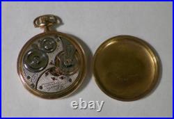 Illinois Watch Co. A. Lincoln 21J Montauk 20 Year Case Railroad Pocket Watch