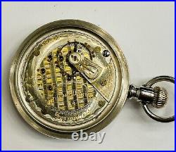 Illinois pocket watch Two Tone Grade 89 18s 17j in a Display Back Case