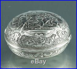 Important Onion pair case Repousse watch Charles Cabrier 1725 silver verge fusee