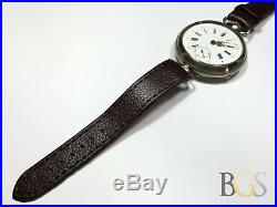 Incredible LAUREAT Mechanical Pocket Watch / Wrist Watch Leather 47.8mm Case