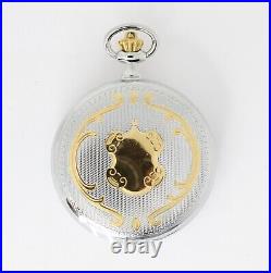 Infije Pocket Watch Triple Case Movement Mechanical To View