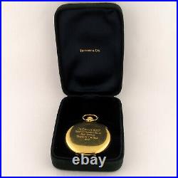 International Watch Co IWC Tiffany 18K Gold Pocket Watch Hunter Case 49mm withBox