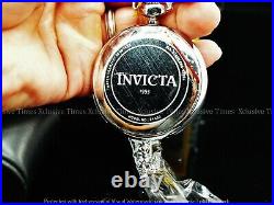 Invicta Men's 50mm Pro Diver 1953's Vintage Homage SS Case & Chain Pocket Watch
