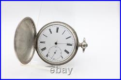 JOHN HARRISON LIVERPOOL KEYWIND SILVER CASE HIGH GRADE POCKET WATCH 55.8mm(KG)