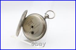 JOHN HARRISON LIVERPOOL KEYWIND SILVER CASE HIGH GRADE POCKET WATCH 55.8mm(KG)