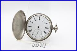 JOHN HARRISON LIVERPOOL KEYWIND SILVER CASE HIGH GRADE POCKET WATCH 55.8mm(KG)