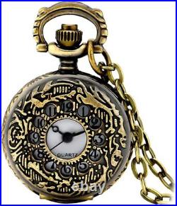 LUXE Steampunk Pocket Watch Steampunk Watch Pocket Watch Chai FOB Watch Necklace