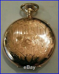 Lady Waltham 0S. 16Jewels adjusted mint dial (1903) 14K. Gold filled hunter case