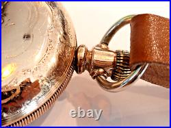 Large 18SZ Elgin Pocket Watch-GF Case. New Glass -Serviced-7J -Vintage 1889