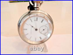 Large, 18SZ-Monster Elgin Pocket Watch-in Swing-Out Case 60.75mm-Runs Great-1907
