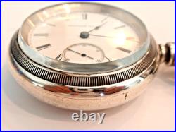 Large, 18SZ-Monster Elgin Pocket Watch-in Swing-Out Case 60.75mm-Runs Great-1907
