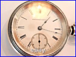 Large, 18SZ-Monster Elgin Pocket Watch-in Swing-Out Case 60.75mm-Runs Great-1907