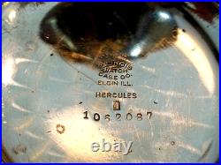 Large, 18SZ-Monster Elgin Pocket Watch-in Swing-Out Case 60.75mm-Runs Great-1907