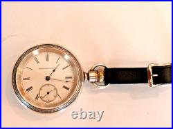 Large, 18SZ-Monster Elgin Pocket Watch-in Swing-Out Case 60.75mm-Runs Great-1907