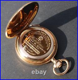 LeCoultre High Grade 30 Jewels solid gold repeater pocket watch