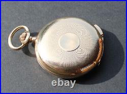 LeCoultre High Grade 30 Jewels solid gold repeater pocket watch