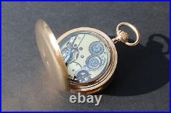 LeCoultre High Grade 30 Jewels solid gold repeater pocket watch