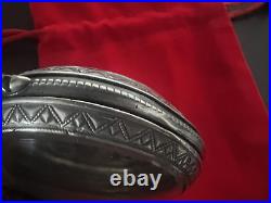 Ligne Droite Case Pocket Watch Carriage Silver 800 Locomotive Antique 1800