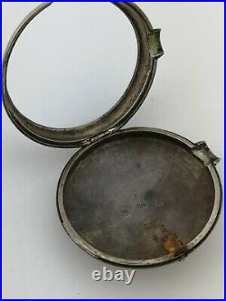 London 1807 Silver Verge Pocket Watch Outer Pair Case Empty Part (K22)