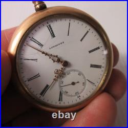Longines 15 Jewel Pocket watch (not working) in Cashier Gold Filled case