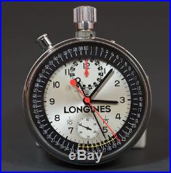 Longines Cal. 262 1968 Olympic Pocket Watch Stopwatch Rattapante Chronograph Case