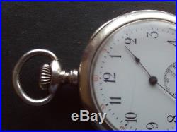 Longines Pocket Watch -16 Size-17 Jewels. 935 Sterling Silver Of Case