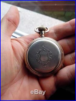 Longines Pocket Watch 1875 silver case
