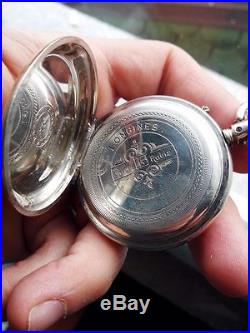 Longines Pocket Watch 1875 silver case