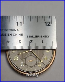 Longines Pocket Watch 19J Adj GF Case circa 18.79 Cal SN 4439005 Runs Well