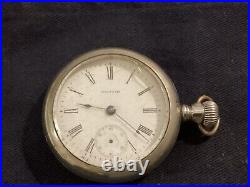 Lot Of 5 Swiss Made Pocket Watches. Waltham. Expoga. Remontoir. Diana. Corveta