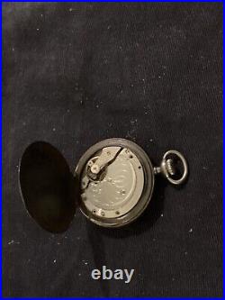 Lot Of 5 Swiss Made Pocket Watches. Waltham. Expoga. Remontoir. Diana. Corveta