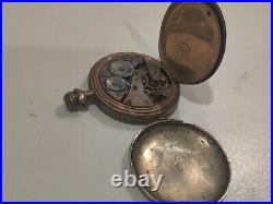 Lot Of 5 Swiss Made Pocket Watches. Waltham. Expoga. Remontoir. Diana. Corveta