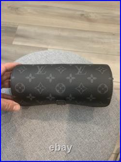 Louis Vuitton Monogram Eclipse 3 Watch Case M43385 Black