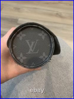 Louis Vuitton Monogram Eclipse 3 Watch Case M43385 Black