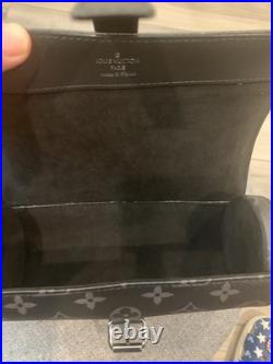 Louis Vuitton Monogram Eclipse 3 Watch Case M43385 Black