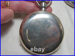 M W C Co. Coin silver 18 sz. Pocket watch case. Weighs 72 grams total