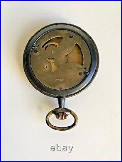 Monaco Roulette Depose type pocket watch open face nickel chrome case