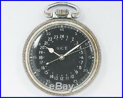 NICE Hamilton 16s 22j Adjusted 4992B G. C. T. Pocket Watch in Keystone Case! Runs