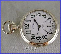 Near Perfect 1919 16s Illinois 23J Sangamo Special Watch Salesman Display Case