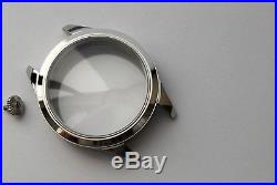 New 47,8 mm Stainless Steel Case for Conversion Antique Pocket Watch Movement