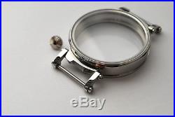 New 48,5 mm Stainless Steel Case for Conversion Antique Pocket Watch Movement