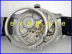 New 48mm Stainless Steel Case for Conversion Antique Pocket Watch Movement Rolex