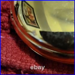 New Rare ROTARY Pocket Watch with Chain with Day of Month Never Worn or Carried