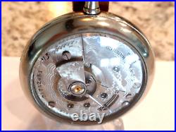 Nice Elgin Pocket Watch in nice Display Case- New Glass- 53. M- Serviced -15J