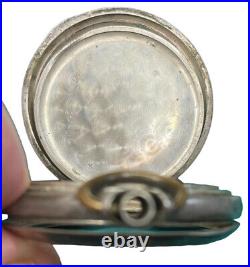 OMEGA GRAND PRIX PARIS 1900 Pocket Watch CASE ONLY 0.800 Silver Serial 4529051