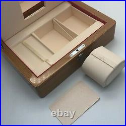 Omega Genuine Watch box case Wooden box Instructions Pouch Card case B0617034
